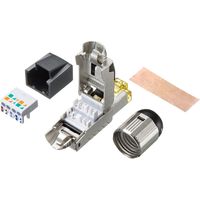 サンワサプライ カテゴリ6A RJ-45シールドコネクタ ADT-6ARJFS 1個