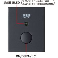 サンワサプライ 4K対応HDMI手元ON/OFFスイッチ SW-HDMI 1個（直送品）