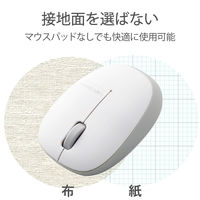 ワイヤレスマウス 無線 2.4GHz 3ボタン ブルーLED 軽量 小型 シルバー M-BL20DBSV エレコム 1個（直送品）