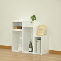 エイ・アイ・エス オープンラックシステム 幅500×奥行300×高さ400mm オークホワイト OPR-5040 OKWH 1台（直送品）