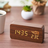 アイリスオーヤマ デジタル置時計 ICW-01WH-T 1台