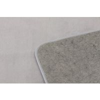 不二貿易 洗えるラグ ライトグレイ 1400×2000mm ライトグレー 37511（直送品）