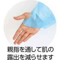 アーテック 袖付ビニールエプロン(10枚組) 51409 感染対策 介護 使い捨てエプロン そで付 袖あり 衛生 清掃 調理 1セット