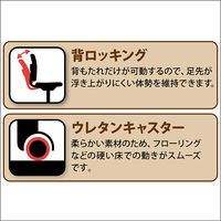 コクヨ オプティ ブラックフレーム×背座ネイビー 1脚 日本製 オフィスチェア 脚幅630mm ポリウレタンキャスター