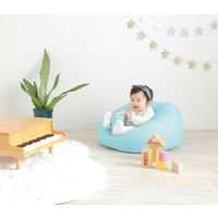 リッチェル ふかふかベビーソファ ミントグリーン　1個入×3セット（直送品）