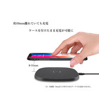 Qi充電器 ワイヤレス充電 10W急速充電/ファーストワイヤレスチャージャーType/TS01 VV-TS01-Qi 1個 Vodaview