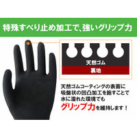 【天然ゴム背抜き手袋】 ウィード DEVOLG（ディヴォルグ） タッチパネル対応手袋 DE-360 レッド M 1双