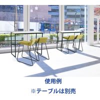 藤沢工業 FRENZ LDPシリーズ ハイスツール イエローグリーン×ブラック LDP-H2-BK 1セット(2脚入)（取寄品）