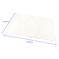 厚手60枚　抗菌カウンタークロス　ホワイト　60カット 1セット（180カット：60カット×3ロール） シンメイ