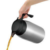 サーモス（THERMOS） 卓上ポット ステンレスポット 2000ml ステンレスブラック TTB-2000 SBK 1個 【送料無料】