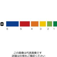 ピービ―スイスツールズ 6本組 レインボーシリーズ スイスグリップ マイナスドライバーセット ホルダー付 ペーパーボックス入 8240.RB（直送品）