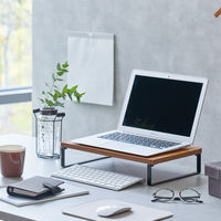 リヒトラブ　MDF机上台　コンパクト（幅390×奥行250mm）ブラウン　A8003-9　1台