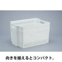 伊藤忠リーテイルリンク スタッキング バスケット 収納 ボックス A4サイズ対応 大 SB14122 1個