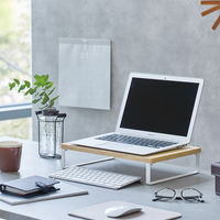 リヒトラブ　MDF机上台　コンパクト（幅390×奥行250mm）ナチュラル　A8003-35　1台