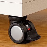 小島工芸 パーティションシェルフ PS-70L用 キャスター台 幅700×奥行380×高さ100mm ウォールモカ 1台（直送品）