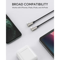 ライトニングケーブル 1m Type-C-Lightning Impulse LT Braided 90° CB-CL09-BK 1本 AUKEY