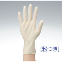 【使いきり天然ゴム手袋】 ファーストレイト ラテックスグローブPD FR-6116 粉あり M 1箱（100枚入）