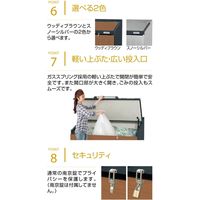 淀川製鋼所 ダストピット DPSA-1300 スノーシルバー　1台（直送品）