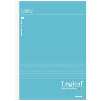 ナカバヤシ ロジカル抗菌表紙ノートB5キュートカラーB罫 NB508B-3P 1パック（3冊入）