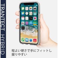 iPhone12mini ケースカバー 耐衝撃 ポリカーボネート TPU クリア 透明 PM-A20AHVCCR エレコム 1個