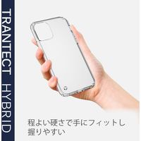 iPhone12/12Pro ケースカバー 耐衝撃 ポリカーボネート TPU 透明 クリア PM-A20BHVCCR エレコム 1個（直送品）