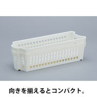 伊藤忠リーテイルリンク スタッキング バスケット 収納 ボックス  浅型小 SB14116 1セット（4個:1個×4）