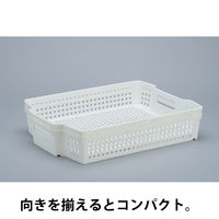 伊藤忠リーテイルリンク スタッキングバスケット 収納 ボックス  A4サイズ対応 小 SB14120 1セット（4個:1個×4）