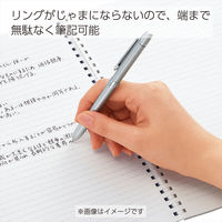 コクヨ ソフトリングノート（ドット入り罫線）3号（A5） ス-SV331BT-P ピンク 1セット（5冊）