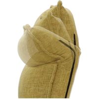 【軒先渡し】ヤマソロ Confi 木脚付 ソファ 幅680mm イエロー 83-641 1台（直送品）