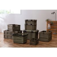 アイリスオーヤマ　工具用カゴ　カーキ　BT-OD37　1箱（10個入）