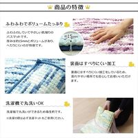 イケヒコ アヒルプレミアム バスマット 500×750mm ブルー 1300210040501 1枚（直送品）