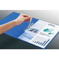 コクヨ レバーファイルEZeオレンジ フ-U330YR 1セット(5冊)