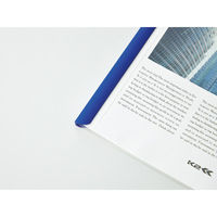 コクヨ レールクリヤーホルダーPET表紙10枚青 K2フ-TP760BX10 1セット(1パック(10冊)×5)