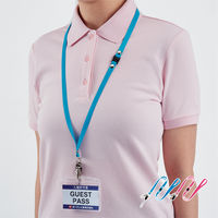 消毒できるストラップ桃 NX-205P-PK 5本