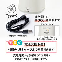 プラス スーパー全自動鉛筆削り SASITEMI（サシテミ） アイボリー 白 電動 FS-760