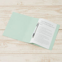 プラス　フラットファイル厚とじ500　A5タテ　ブルー　87565　1袋（10冊入）（わけあり品）