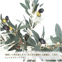 ササガワ フェイクグリーン・人工観葉植物 オリーブ Mサイズ 32-8713 1個（直送品）