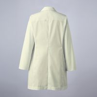 住商モンブラン 女子シングル診察衣 長袖 イエロー 81-585 1枚　白衣　ドクターコート　レディース（直送品）