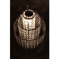 不二貿易 シャンデリア 1灯 BS284-453 幅270×奥行270×高さ400mm クリア 94454 1個（直送品）