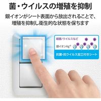 エレコム 抗菌・抗ウイルスシート/曲面用/四角形/24枚 IPM-AVSSS424 1個