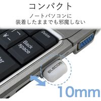 エレコム 無線LANアダプタ/433Mbps/11ac/ホワイト WDC-433SU2M2WH 1個（直送品）