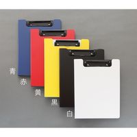 エスコ 324x245mm/A4 クリップボード(ブルー) EA762DA-17 1セット(10冊:1冊×10個)（直送品）