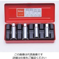 エスコ 1/2”DR スタッドプーラーセット(インチ) EA618CZ-6 1セット（直送品）