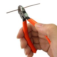 エスコ 110mm 精密ニッパー(ラウンド刃) EA535MF-21 1セット(3丁)（直送品）