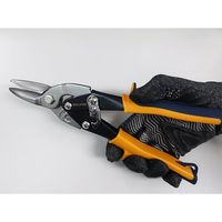 エスコ 250mm はさみ・板用(直・両曲用) EA544AE-1 1セット(3丁)（直送品）