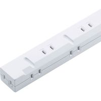 サンワサプライ スリムタップ(2P・8個口・2m)・電源延長コード TAP-SLIMSW8-2 1個