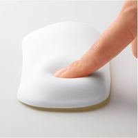 サンワサプライ ジェルリストレスト(ホワイト) TOK-GEL27W 1個（直送品）