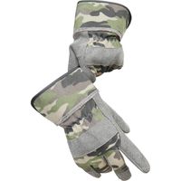 人工皮革カワテックアーミーグリーン迷彩 L 5双セット AG6510（直送品）