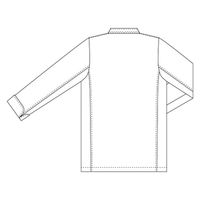 住商モンブラン コックコート長袖 白 男女兼用 MOC-1_M　1枚（直送品）