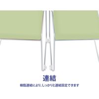 藤沢工業 TOKIO NSB・NSWシリーズ スタッキングチェア レザー NSB-T10 L-S リーフグリーン 1セット（4脚入）（取寄品）